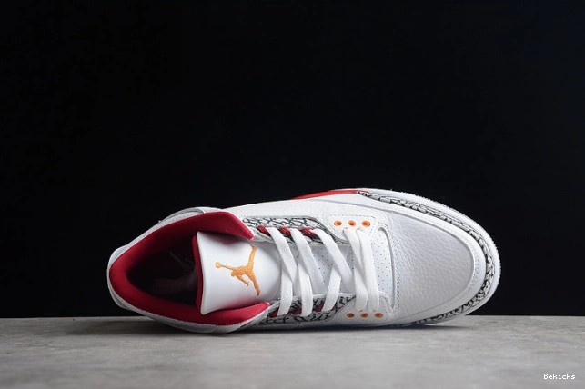 Cheap BK red ct8532-126 retro 3 jordan cardinal 1124